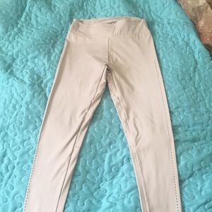 Gymshark Taupe Laser Cut Leggings